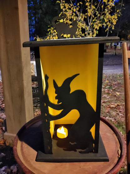 Lantern - Witch with Walking Stick